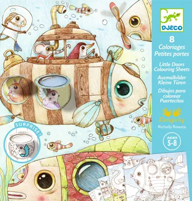 Image de Coloriages surprises « Le voyage de Malo », Djeco
