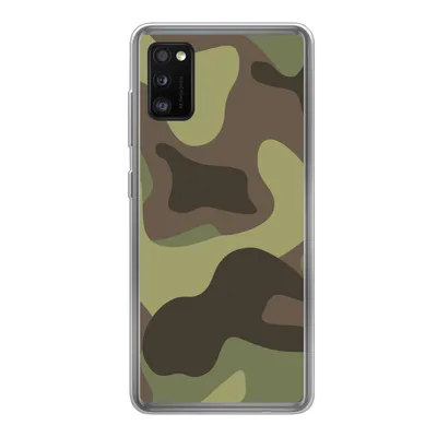 Produktbild von MuchoWow® Handyhülle Schutzhülle Hülle für Samsung Galaxy A41 Illustration eines Tarnmusters Silikon Softcase Handy Hülle - Mobiltelefon