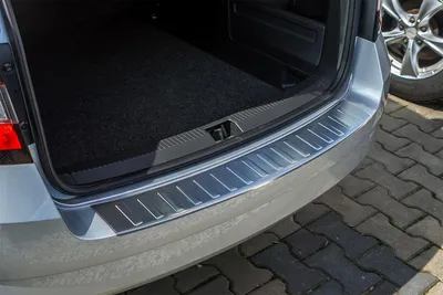 Zdjęcie produktu dla Osłona zderzaka odpowiednia dla Skoda Fabia 3 kombi stal nierdzewna 10/2014- 07/2018