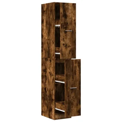 Produktbild von vidaXL Apothekerschrank Räuchereiche 30x41x174,5 cm Holzwerkstoff