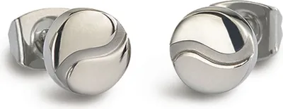 Imagen del producto de Boccia, pendientes tipo aro "WAVE", modelo 05028-01
