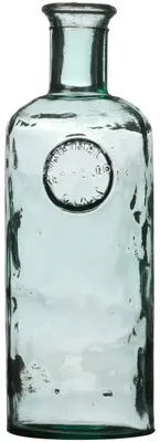 Produktbild von Natural Living Blumenvase Olive Bottle - transparent - Glas - 13 x 27 cm - Flaschenvasen