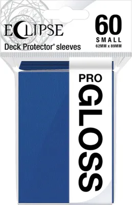 Image de Ultra Pro Eclipse Gloss Small Deck Sleeves 60Stk. Bleu Pacifique