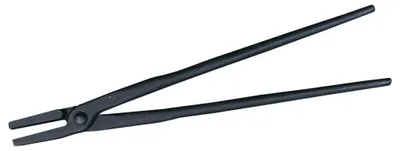 Obrázek produktu pro Kovací kleště s plochými čelistmi Dönges, šířka čelistí 10 mm, délka 500 mm (plochý smalt)