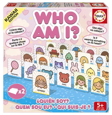 Produktbild von Educa - Wer Bin ich? Kawaii Edition | Beobachtungs- & Deduktionsspiel | 2 Spielb