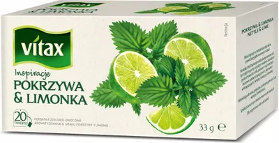 Obrázek produktu pro Vitax Inspiracja Herbatka Pokrzywa i Limonka 20 torebek