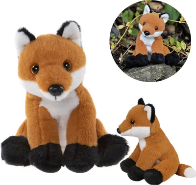 Produktbild von Charlie Bears Maskottchen Fuchs, aus der Serie Cuddle Cubs, kleiner Plüsch ideal für Babys, 13 Zentimeter