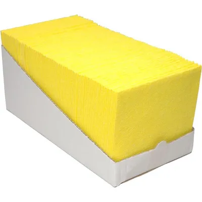 Produktbild von Euro Products Reinigungstücher, 140 g, gelb, in Spenderbox