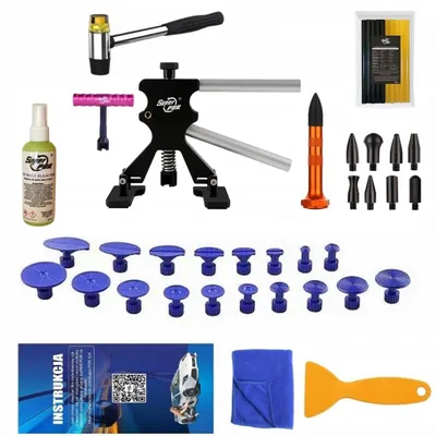 Produktbild von Super PDR PDR Dellenentfernungsset mit Puller und Hammer