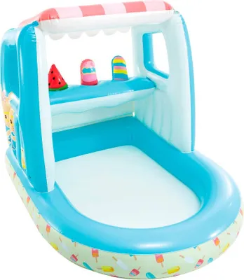 Produktbild von Intex Ice Cream Stand Play House, Aufblasbarer Pool, Kind, Blau, 2,68 kg