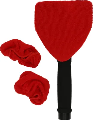 Produktbild von NIGRIN Scheiben-Reiniger mit Microfaser-Pad und Teleskop-Arm (38 cm bis 48 cm) 3 teilig