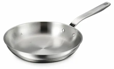 Image de Poêle TEMPO de Tramontina, pour induction, en acier inoxydable, diamètre 26 cm, référence 31700/199