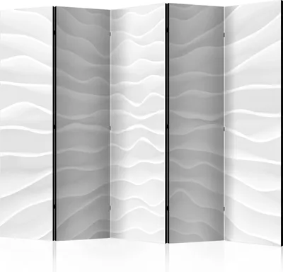 Produktbild von 5-teiliger Einseitiger Vlies Paravent - Origami wall II 225x172 cm Muster f-C-0381-z-c
