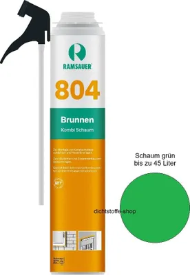 Produktbild von Ramsauer Brunnen 1K PolyurethanSchaum 804 750ml Kombidose Schachtschaum Brunnenschaum