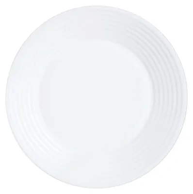 Image de 6 assiettes creuses Harena - Luminarc - en verre opale extra résistant