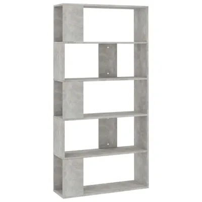 Obrázek produktu pro vidaXL Police na knihy / rozdělovač místností Betonová šedá 80x24x159 cm Dřevěný materiál