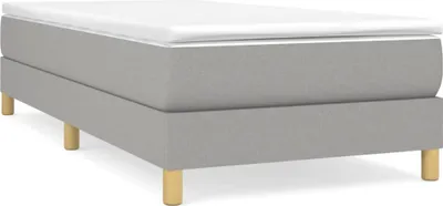 Obrázok produktu pre vidaXL Box spring bed frame light grey 80x200 cm fabric