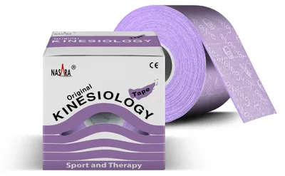 Produktbild von NASARA Kinesiologie Tape (5cm x 5m) in Lila