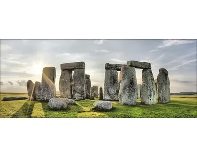 Produktbild von Glasbild Stonehenge GLA850 80x30 cm