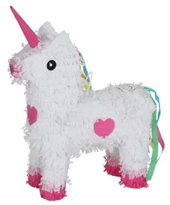 Image de Pinata Licorne 40x45cm Anniversaire d'enfant Fête à thème Piñata Partyspiel