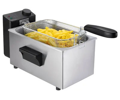 Produktbild von Tomado TDF3002S Fritteuse mit Kaltzonen-Technologie 3 Liter - Edelstahl