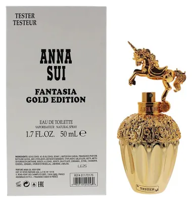 Productafbeelding van Anna Sui Fantasia Gold Edition Eau de Toilette voor dames, 50 ml *Testproduct