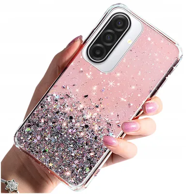 Produktbild von Hülle für Samsung A18 – Brokat-Rückseite + 9H-Schutzglas