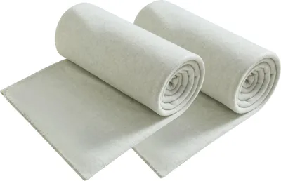 Produktbild von 2er Set PREMIUM Fleecedecke melange OEKO-TEX 130x160 ca. 550g extra dick - weiß meliert (Bi-Color) mit Anti-Pilling und Qualitäts-Kettelrand weiß