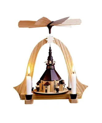 Obrázek produktu pro Pyramida s kostelem Seiffen VxŠxH 26x23x20cm NOVINKA