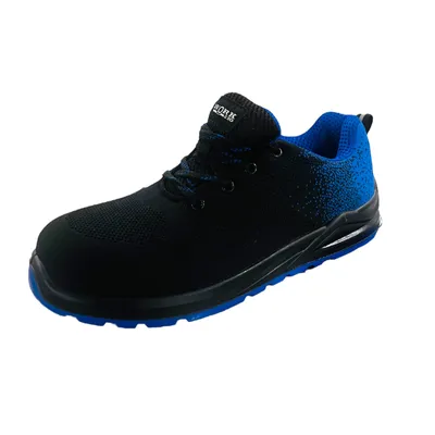 Produktbild von WORK2DO S1P SRC1 Sicherheitsschuhe Arbeitsschuhe Nr: 43 bequem sportlich Schwarz/Blau