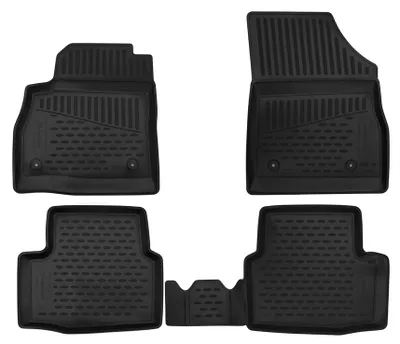 Gummi Fußmatten Set für Opel Astra K, Bj. 2015-2021 (nur Limo), 4-teilig
