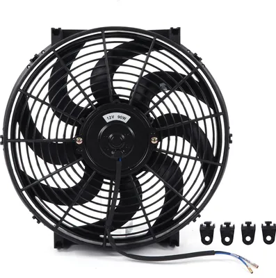 Image de 14in Universal Electric Kit de montage pour ventilateur de refroidissement 12V 90W