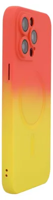 Immagine prodotto di Per Apple iPhone 16 Pro Max MagSafe custodia in silicone protezione lenti design arcobaleno