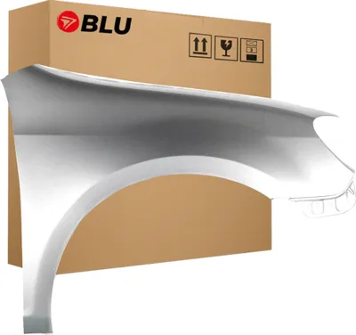 Immagine prodotto di BLU Parafango compatibile con VW Volkswagen GOLF VI 6 Kombi LA7W Destra Silber ReflexSilber | 2008-2016 | Anteriore | Verniciato | Pronto per il montaggio | Acciaio