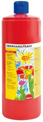 Produktbild von Eberhard Faber 575026 Schulmalfarbe EFA Color 1000ml p. karmin