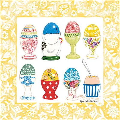 Produktbild von A - Ostern - Servietten Lunch – Napkin Lunch – Format: 33 x 33 cm –