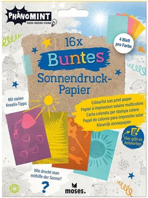 Produktbild von PhänoMINT Buntes Sonnendruckpapier
