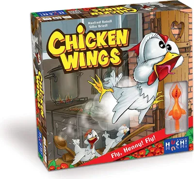 Produktbild von HUCH! CHICKEN WINGS, Kartenspiel, Glücksspiel, 6 Jahr(e), Reiseedition, Familienspiel