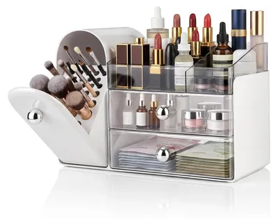 Produktbild von Großer Make-up Organizer mit Schubladen - Kosmetik Aufbewahrungsbox