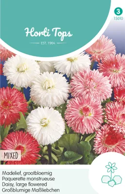 Produktbild von Großblumige Maßliebchen Gefüllte Mischung | Blumensamen von Hortitops [MHD 07/2026]