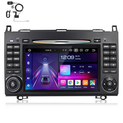 Zdjęcie produktu dla Hexinex 4G Android 15 Radio samochodowe do Mercedes W245/Vito W639/W906 7 cali, 8 rdzeni, 4 GB + 64 GB