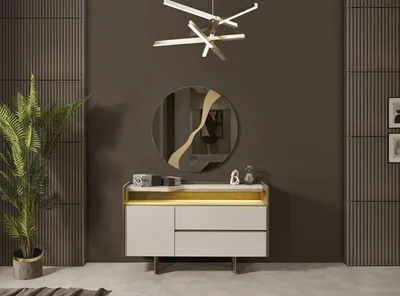 Immagine prodotto di Cassettiera credenza in legno design camera da letto cassettiera stile moderno