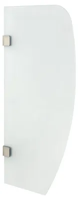Produktbild von Urinal-Trennwand, 80x40 cm, Milchglas