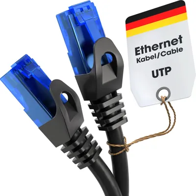 Immagine prodotto di KabelDirekt Cavo Ethernet 5m patch network plug RJ45 Connettività