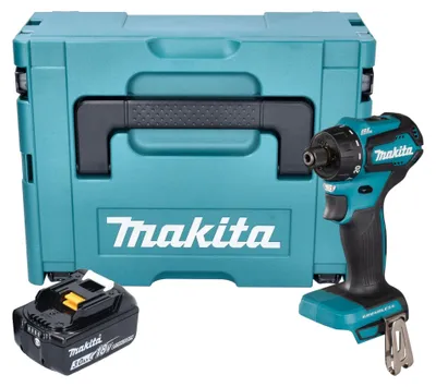 Zdjęcie produktu dla Makita DDF 083 F1J Akumulatorowa wiertarko-wkrętarka 18 V 40 Nm 1/4'' bezszczotkowa + 1x akumulator 3,0 Ah + Makpac - bez ładowarki