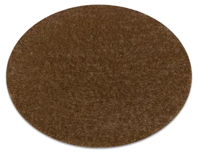Imagen del producto de Alfombra BUENOS circulo 6650 shaggy liso, de un solo color  beige circulo 150 cm