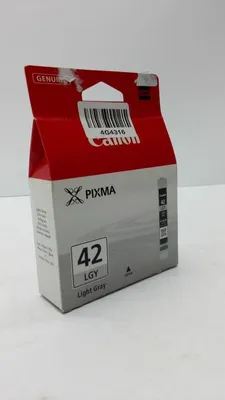 Produktbild von Canon CLI-42LGY Tinte Hellgrau, Standardertrag, Hellgrau, Tinte auf Pigmentbasis, 1 Stück(e), 835 Seiten