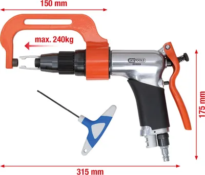 Immagine prodotto di KS TOOLS Set di saldatrici a punti ad aria compressa, 3 pezzi - 515.1310