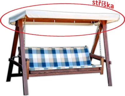 Obrázok produktu pre Strieška k hojdačke ADELAIDA - béžová