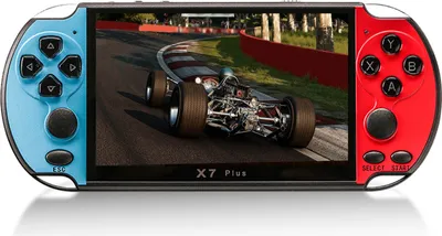 5,1-Zoll-X7 Plus-Videospielkonsole Handheld-Spieler Double Rocker 8 GB Speicher Eingebauter MP5-Gamecontroller fš¹r 1000 Spiele
